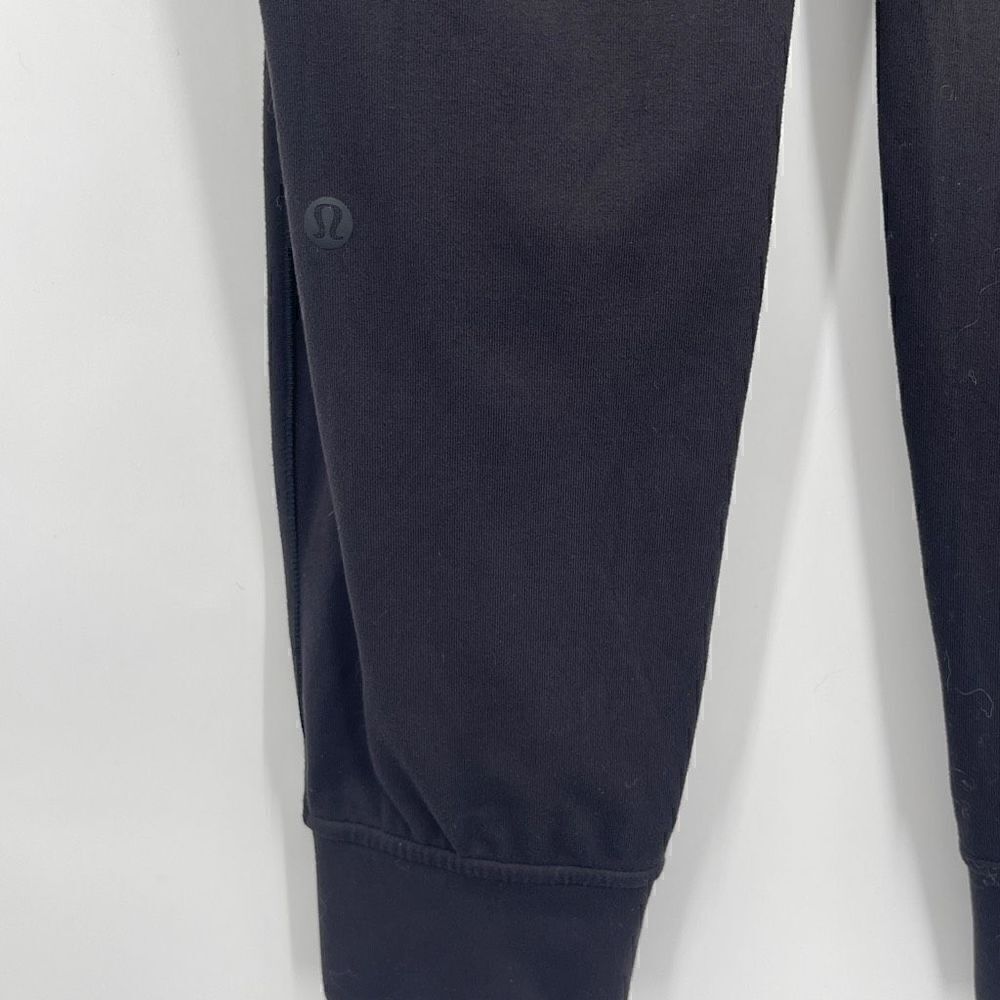 Lululemon X Ready to Rulu Pants Women's Elastic Waist Black Jogger Pants Size 4 - Picture 4 of 7
